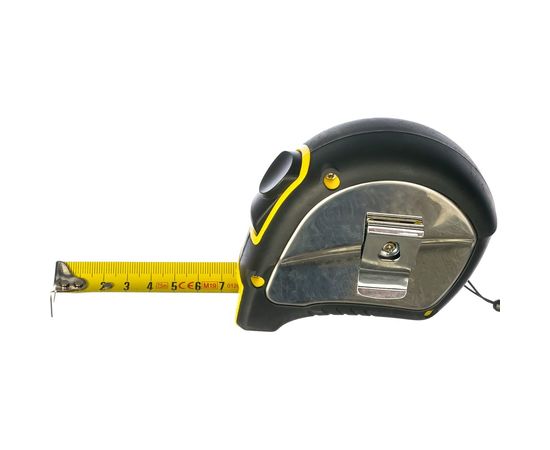 Рулетка в корпусе из нержавеющей стали с автостопом 7.5x25мм Inforce GW 06-11-26 – изображение 2