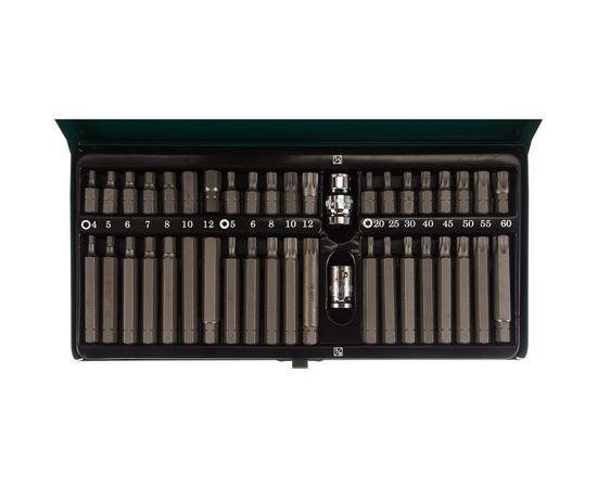 Набор вставок 42 предмета (Торкс Т20-Т60; Spline М5-М12; Hex 4-12 мм) Jonnesway S29H4142SM – изображение 2