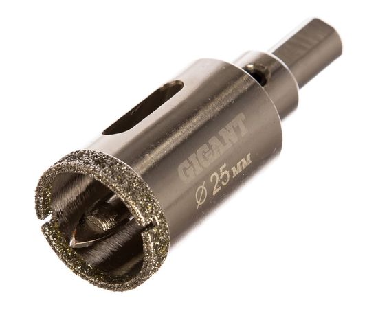 Коронка алмазная по стеклу и керамике (25 мм; 30 мм) Gigant DBG 11068 – изображение 2