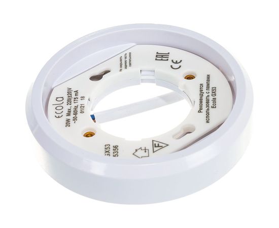 Накладной светильник Ecola GX53 5356 Легкий Белый 18x95 FW5356ECD – изображение 3