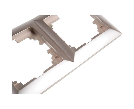 Рамка Intro 450304 на 3 поста, СУ, Solo, шампань Б0043420 – изображение 2