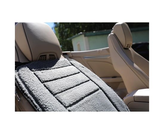 Накидка с подогревом на сиденье автомобиля мягкий ворс Golden Snail GS9020 – изображение 2