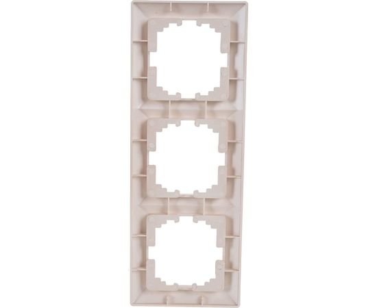 Рамка Intro 450304 на 3 поста, СУ, Solo, шампань Б0043420 – изображение 3