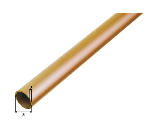 Трубка GAH ALBERTS латунная, диаметр 6x0,5х1000мм, 471231 – изображение 2
