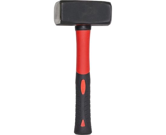 Кованая кувалда с фибергласовой обрезиненной ручкой 1кг Biber Профи 85171 тов-085228 – изображение 3