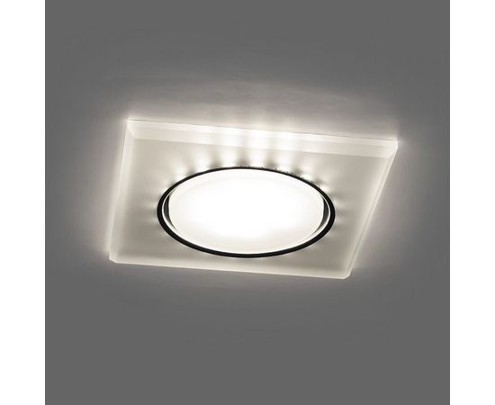 Светильник FERON 20LED 2835 SMD 4000K, 151W GX53, без лампы, белый матовый, CD5022 32661 – изображение 5