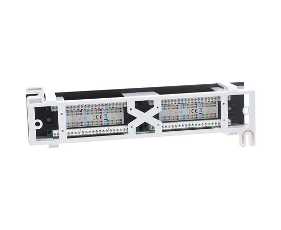 Патч-Панель 10 12 гнёзд RJ-45 Cаt.5e 110 IDC монтаж на стенку REXANT 04-0020:1072 