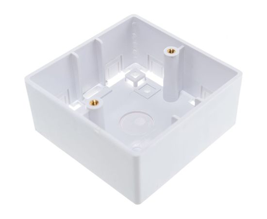 Настенная коробка под лицевые панели и розетки NIKOMAX, формата 86х86x38мм, белая NMC-BB86X86-WT 