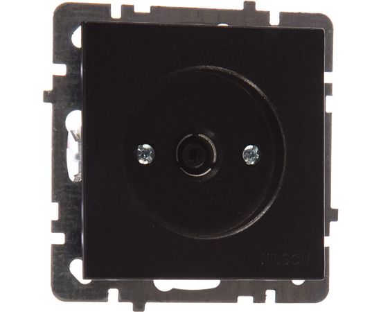 Розетка TV Nilson Selene проходной черный 23221032 