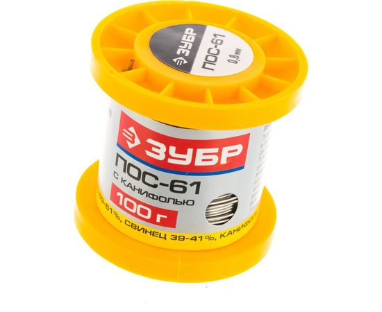 Припой катушка, проволока 2 мм ПОС-61 REXANT 09-3123 