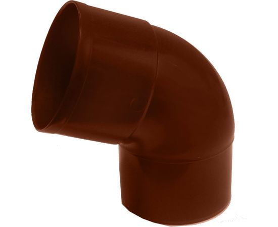 Отвод соединения водосточной трубы MUROl 67, 80 мм, коричневый 13596 
