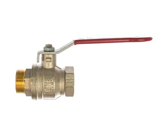 Шаровой кран RuB, 1 1/4" DN32 PN40, ВР-НР, серия MILANO (S.90), ручка S90G20 