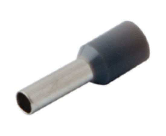 Штыревой втулочный наконечник REXANT изолированный F-9 мм 4 кв.мм серый 08-0821 