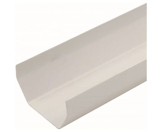 Водосточный желоб MUROl ПВХ, 2 метра, белый U110x67 UW20 
