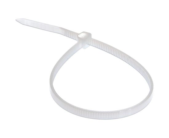 Хомут REXANT nylon 200x3.6 мм 100 шт белый 07-0200 