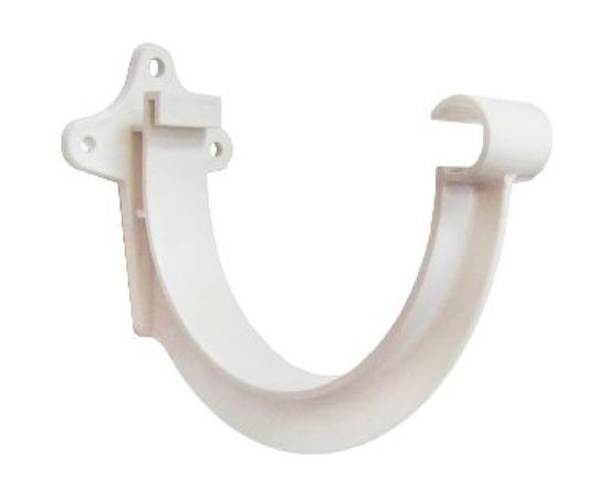 Кронштейн желоба MUROl ПВХ, белый 10794 