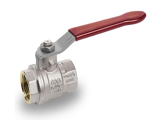 Шаровой кран RuB, 1/4" DN8 PN40, ВР-ВР, серия MILANO (S.90), ручка S90B00 