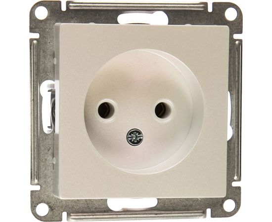 Механизм розетки Schneider Electric 1-м СП ATLAS DESIGN без заземления, 16А, жемчуг ATN000441 1240282 