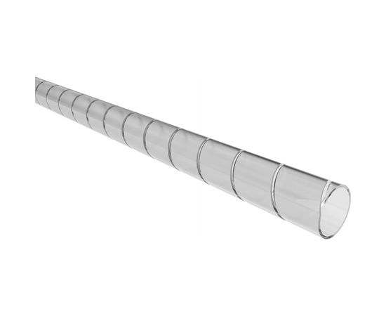 Кабельный спиральный бандаж REXANT, диаметр 12 мм, длина 2 м, прозрачный 07-7012 