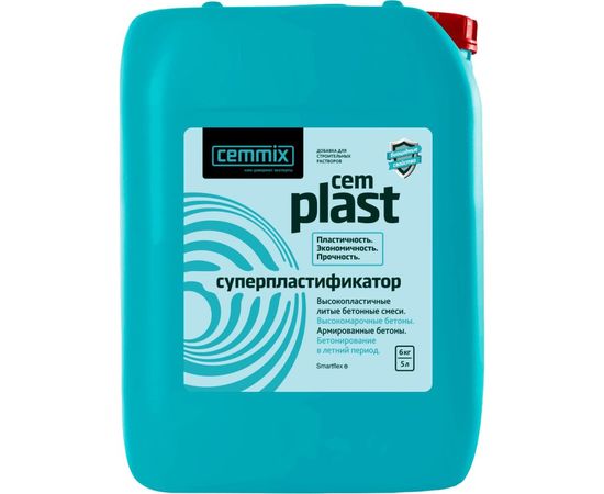 Пластификатор CEMMIX CEMPLAST 5 л 206781 