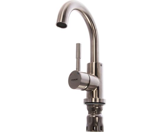 Смеситель для умывальника LEDEME картридж 35 мм, нержавейка, L1098-3 65883 – изображение 4