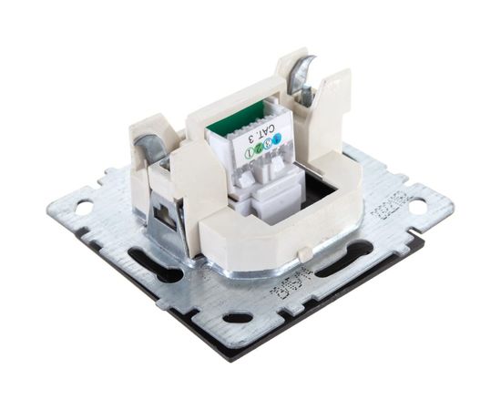 Телефонная розетка Nilson Selene CAT 3 черный 23221062 – изображение 4