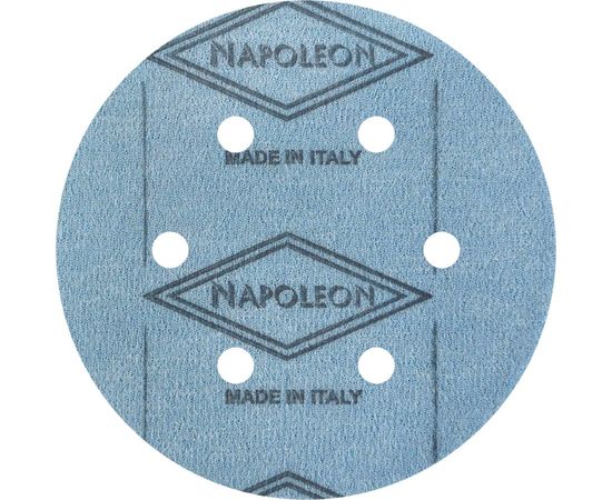 Круг шлифовальный на липучке FILM (5 шт; 150 мм; 6 отверстий; P100) NAPOLEON npf5-150-6-100 – изображение 3