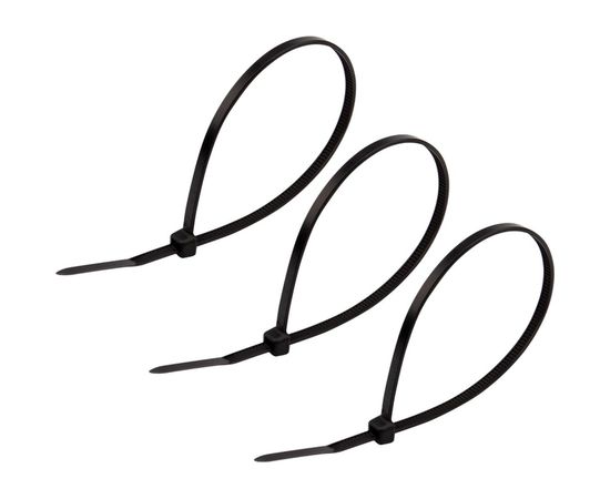 Хомут REXANT nylon 200x4.0 мм 25 шт черный 07-0201-25 – изображение 8