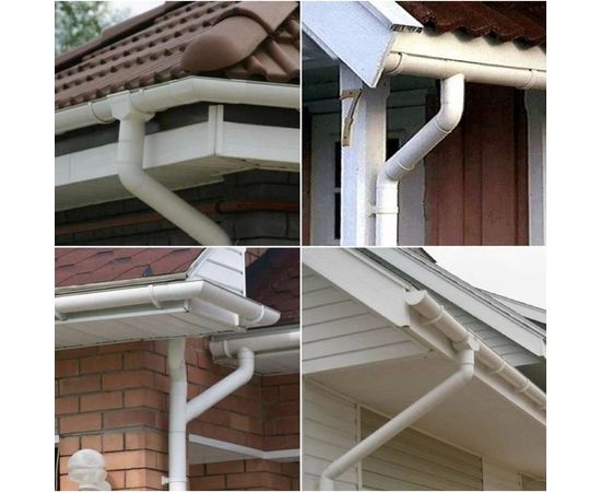 Кронштейн желоба MUROl ПВХ, белый 10794 – изображение 3