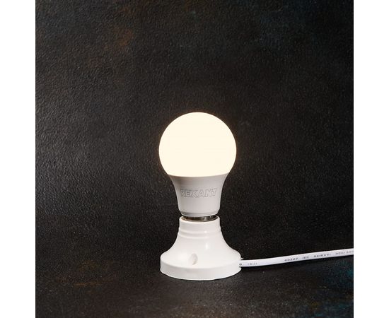 Светодиодная лампа REXANT Груша A60 9,5 Вт E27 903 лм 2700 K теплый свет 604-001 – изображение 4