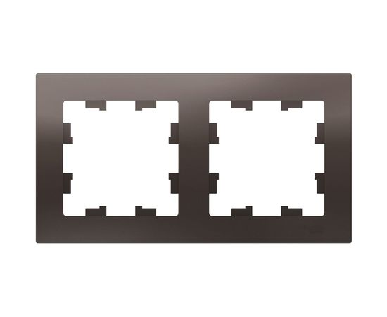 Рамка Schneider Electric 2-м ATLAS DESIGN универс. мокко ATN000602 – изображение 4
