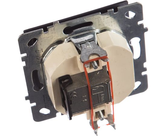 Розетка TV Nilson Selene проходной черный 23221032 – изображение 3