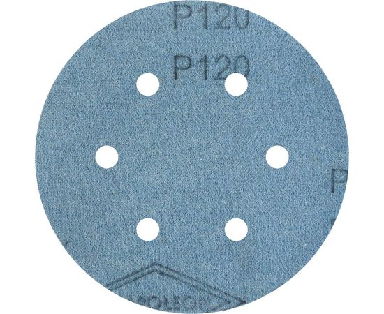 Круг шлифовальный на липучке FILM (5 шт; 150 мм; 6 отверстий; P120) NAPOLEON npf5-150-6-120 – изображение 3