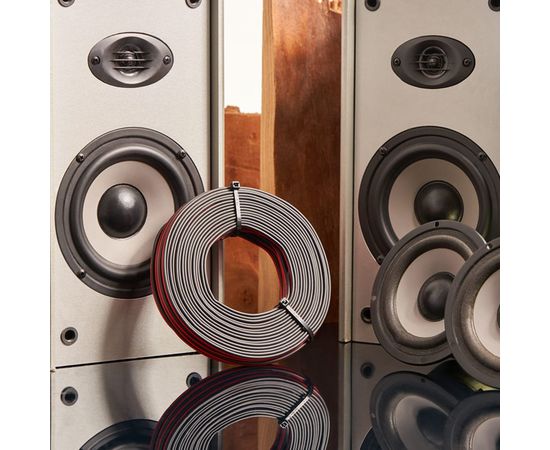 Акустический кабель REXANT 2х0,75 кв.мм красно-черный м. бухта 20 м 01-6104-3-20 – изображение 3