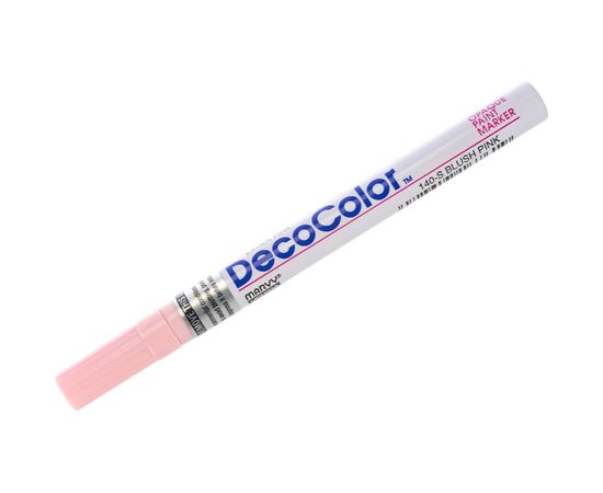 Лаковый маркер MARVY UCHIDA с тонким наконечником 0,8мм молочно-розовый BLUSH PINK MAR140/76 – изображение 3