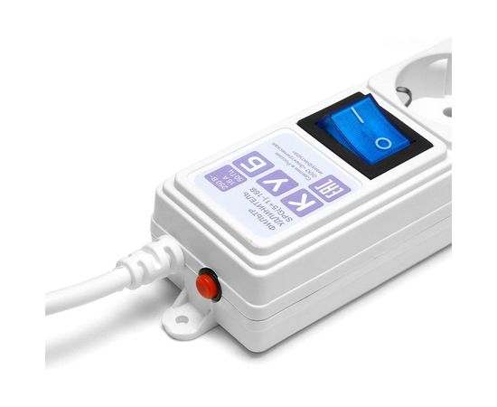 Фильтр-удлинитель Power Cube PC 0,5м 6р, бел. 16А/3,5кВт SPG(5+1)-16B-0,5М – изображение 3