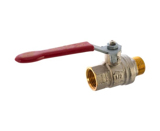 Шаровой кран RuB, 1/2" DN15 PN40, ВР-НР, серия MILANO (S.90), ручка S90D20 – изображение 3