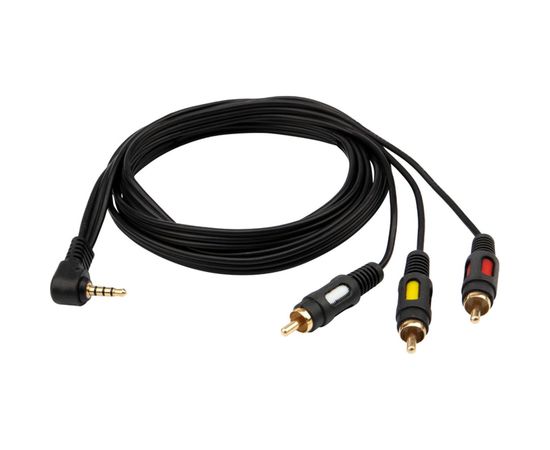 Шнур REXANT Стерео 3,5 мм 4C - 3 RCA, длина 1,5 мeтра 17-4412 – изображение 5