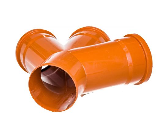 Одноплоскостная крестовина наружной канализации RTP 110/110/110, 45 градусов 14460 – изображение 2