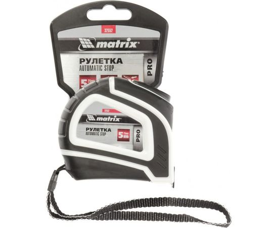 Рулетка MATRIX Autostop 5 м х 25 мм 32552 – изображение 2