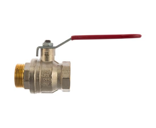 Шаровой кран RuB, 1 1/4" DN32 PN40, ВР-НР, серия MILANO (S.90), ручка S90G20 – изображение 5