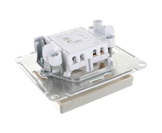 Механизм выключателя Schneider Electric 1-кл. ATLAS DESIGN сх.1 10АХ шампань ATN000511 1240311 – изображение 4