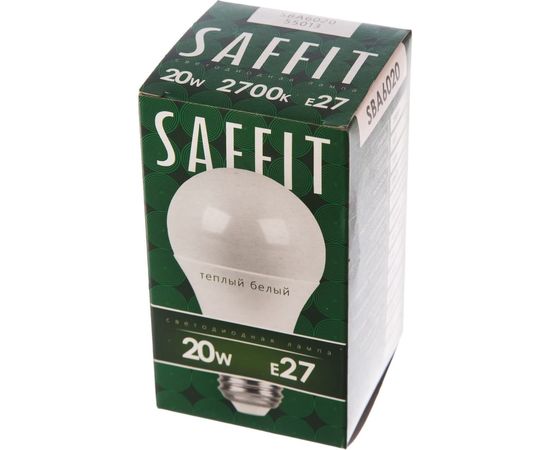Светодиодная лампа SAFFIT SBA6020 Шар E27 20W 2700K 55013 – изображение 2