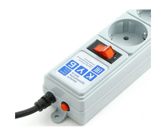 Сетевой фильтр 3м 5роз серый Power Cube SPG-B-10 – изображение 3