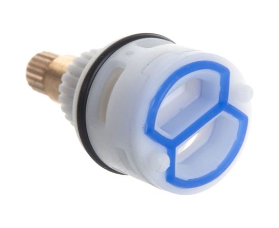 Картридж LEDEME диаметр 22 мм, керамика, 20 шлицов, угол поворота 180°, для переключения душа L53 113781 – изображение 2