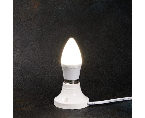 Светодиодная лампа REXANT Свеча 11,5 Вт E27 1093 лм 4000 K нейтральный свет 604-030 – изображение 2