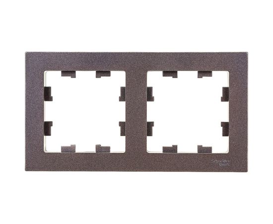 Рамка Schneider Electric 2-м ATLAS DESIGN универс. мокко ATN000602 – изображение 2