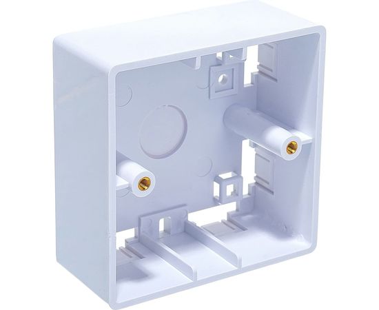 Настенная коробка под лицевые панели и розетки NIKOMAX, формата 86х86x38мм, белая NMC-BB86X86-WT – изображение 4