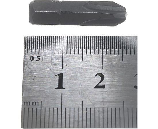 Набор вставок (бит) 1/4", крестовые, №1, №2, №3, 3шт KING TONY 1003PQ – изображение 2