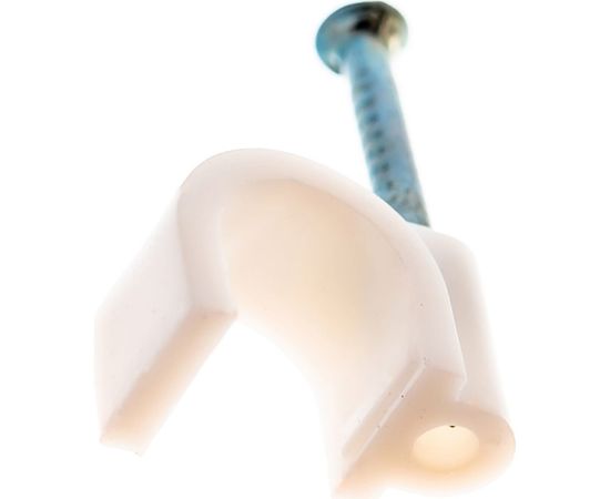 Круглый крепеж кабеля REXANT 7 мм, белый 50шт 07-4007 – изображение 3